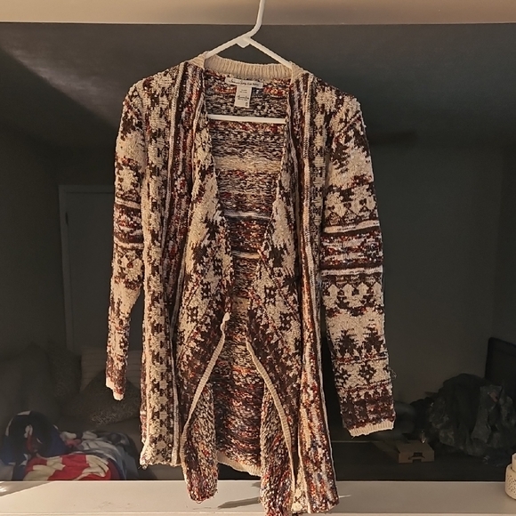 American Rag Multi- Colored Patterned Cardigan - Picture 1 of 3